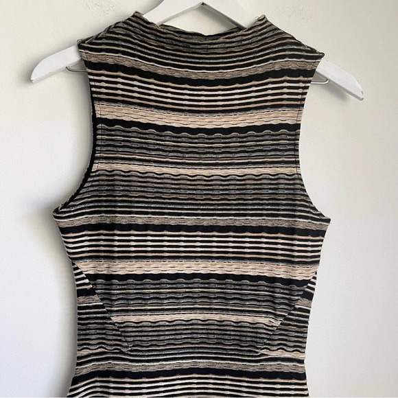 Twenty brand striped sleeveless high neck dress size XS - Picture 3 of 7